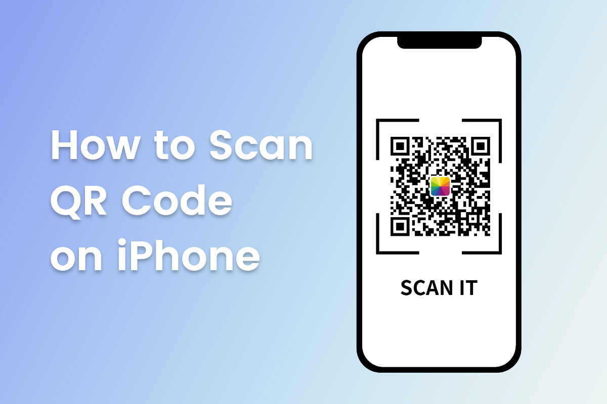 scan qr code iphone from photo