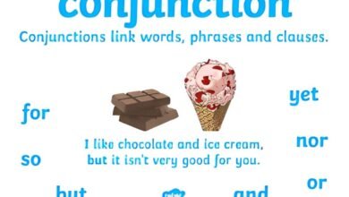 teach conjunctions with food